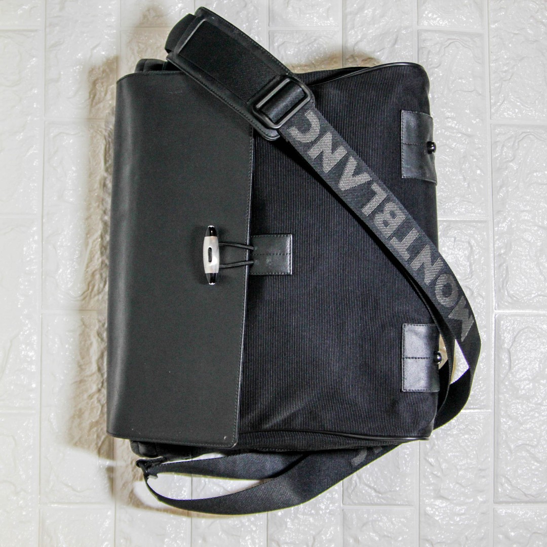 montblanc nightflight messenger bag