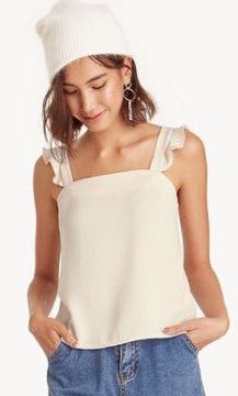 ruffle strap top
