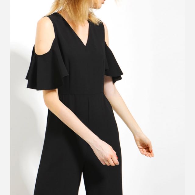 black dress jumpsuit