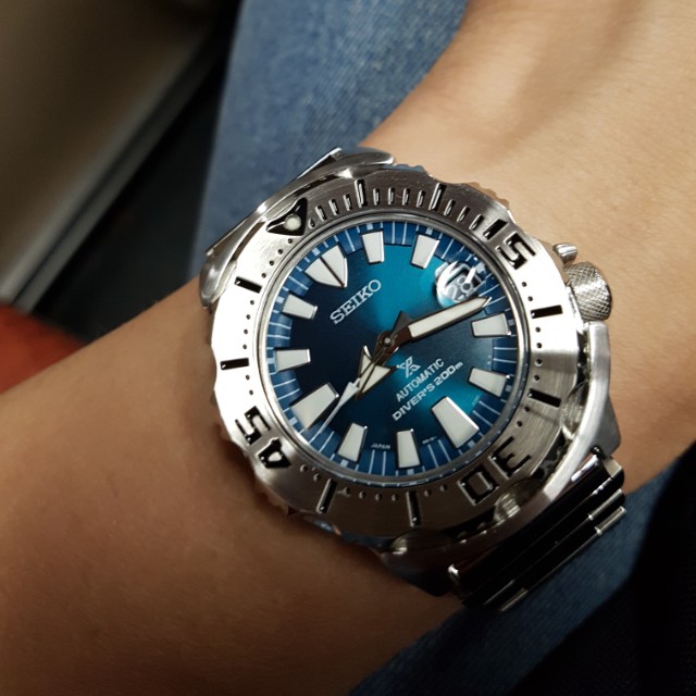 Seiko green hotsell monster szsc005