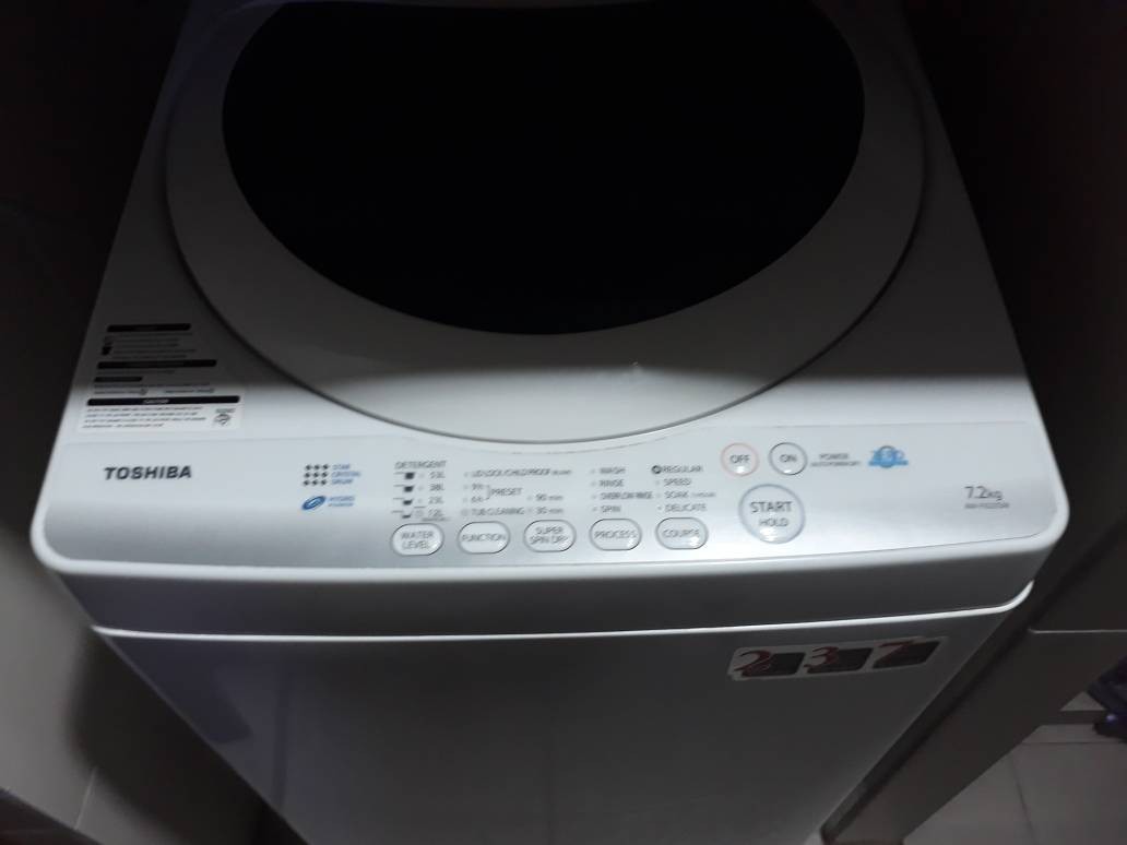 Toshiba Washing Machine 7.2 kg, TV & Home Appliances, Washing Machines