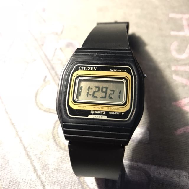 Vintage 80s Citizen DX-5050 Slim Digital Watch, Men's Fashion, Watches &  Accessories, Watches on Carousell