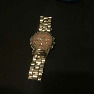 Gold-plated Bershka Watch
