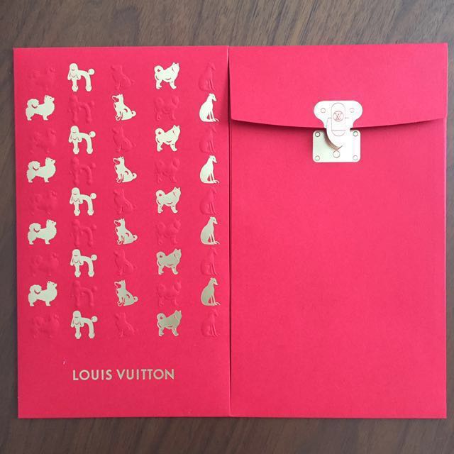 LIMITED EDITION) Louis Vuitton LV Set of 8 Angpaos - CNY Year of