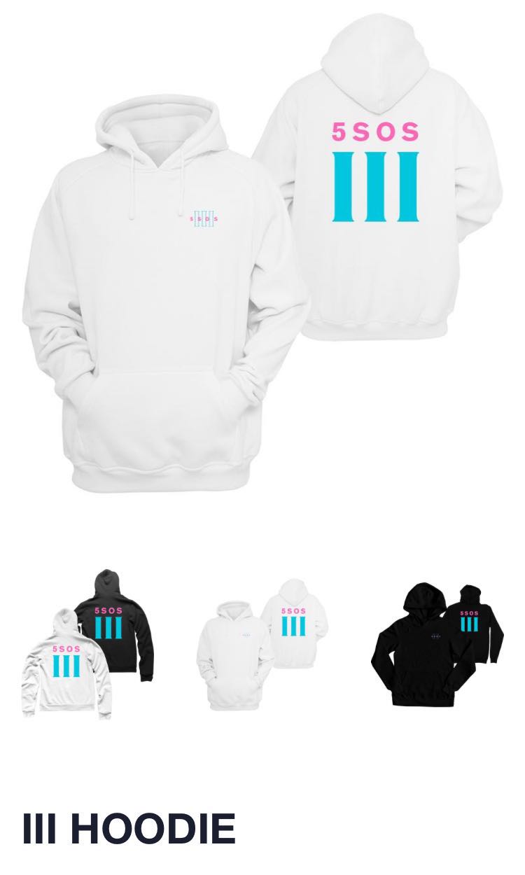 5sos iii hoodie shop