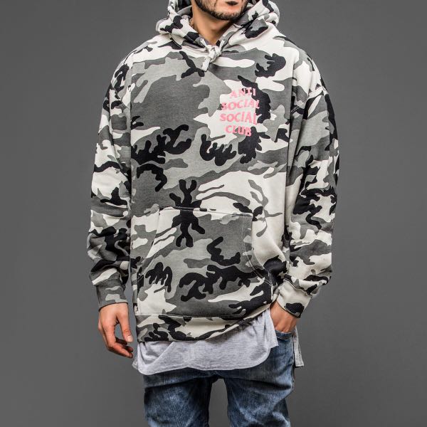 ASSC Snow Camo Frozen Pink Hoodie (S)