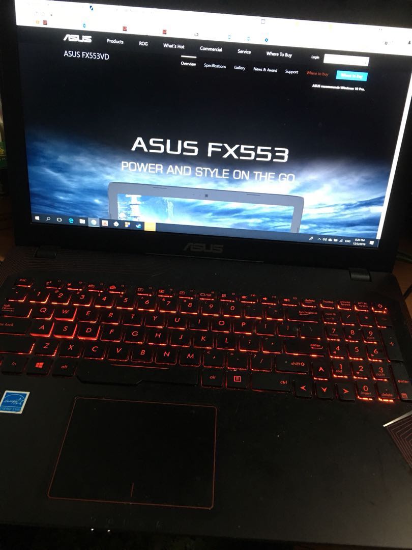 Asus Fx553 Gaming Laptop Electronics Computers On Carousell