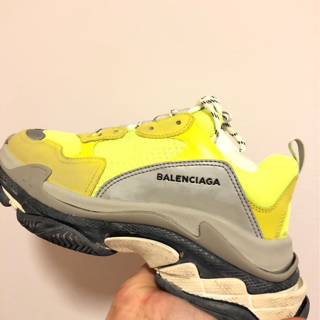 Balenciaga Triple S Green Yellow Sneakers v roku 2019