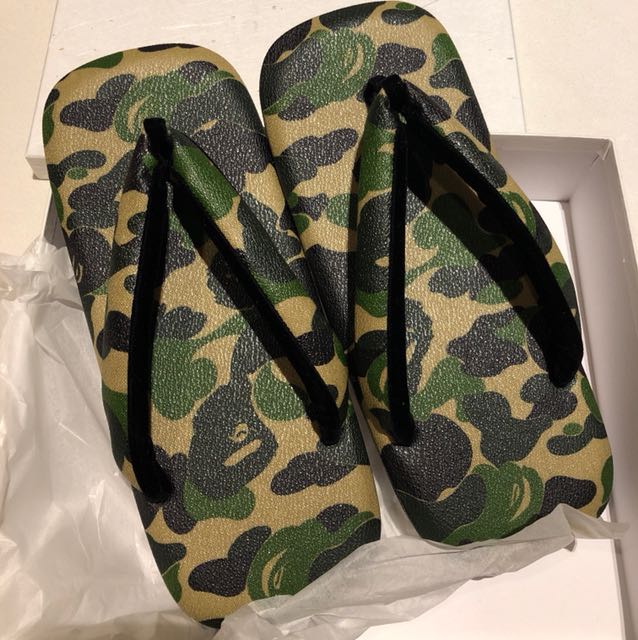 BAPE ABC Japanese Sandals, Men's 