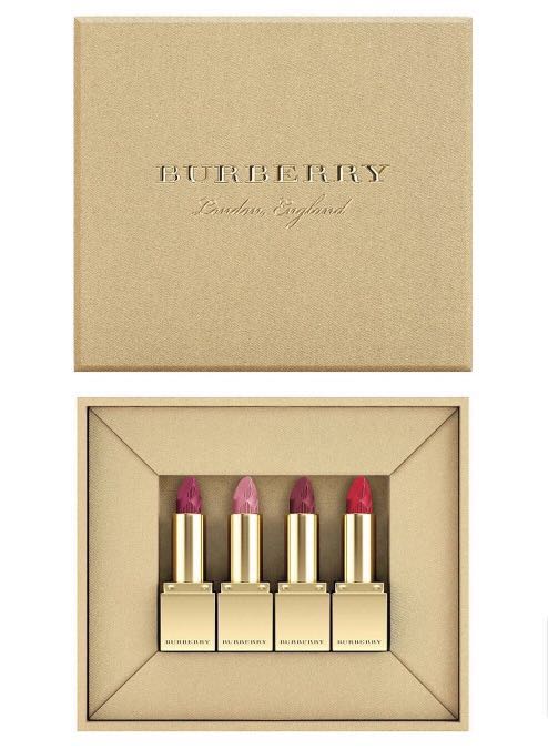 Burberry festive mini lip sales velvet set