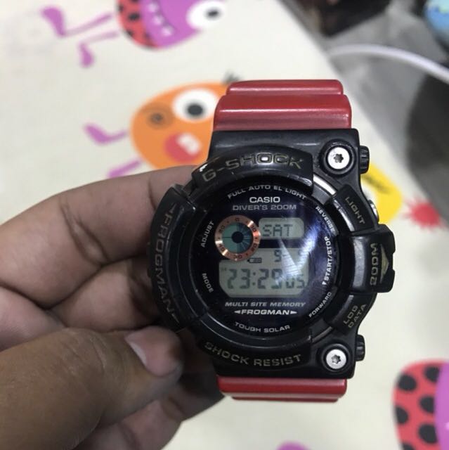 Casio G Shock Frogman Triple Crown Use