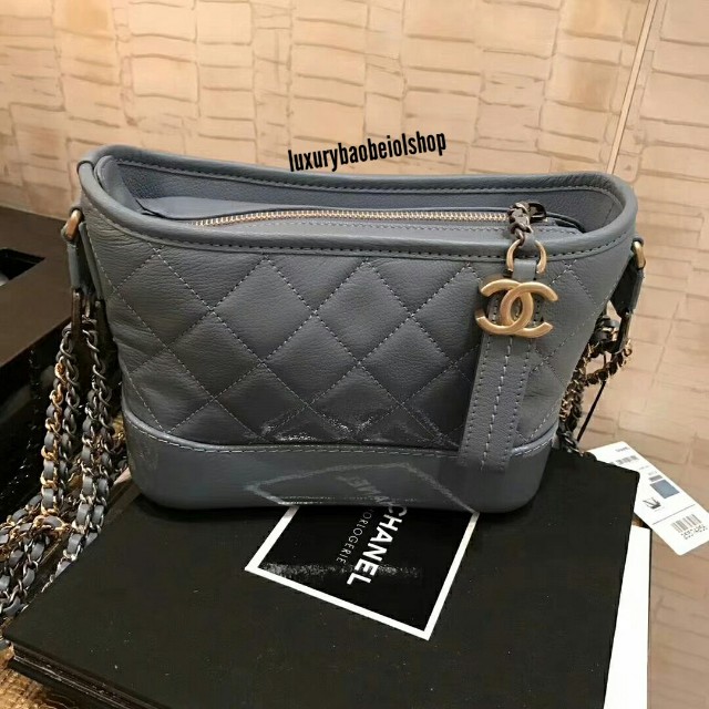 chanel gabrielle bag grey