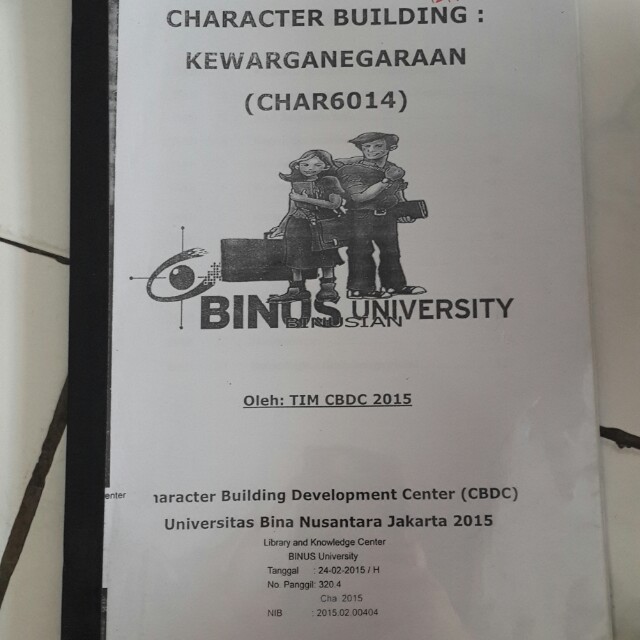 Character Building Kewarganegaraan Books Stationery Textbooks