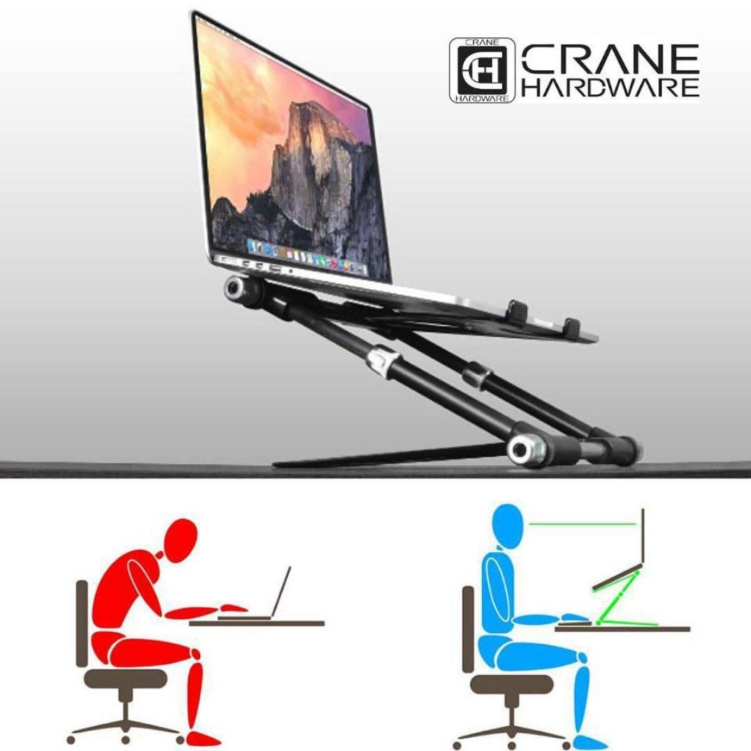 Crane Stand Plus White Laptop Stand, TV & Home Appliances, TV