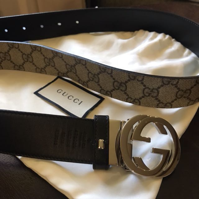 Gucci supreme mens belt clearance