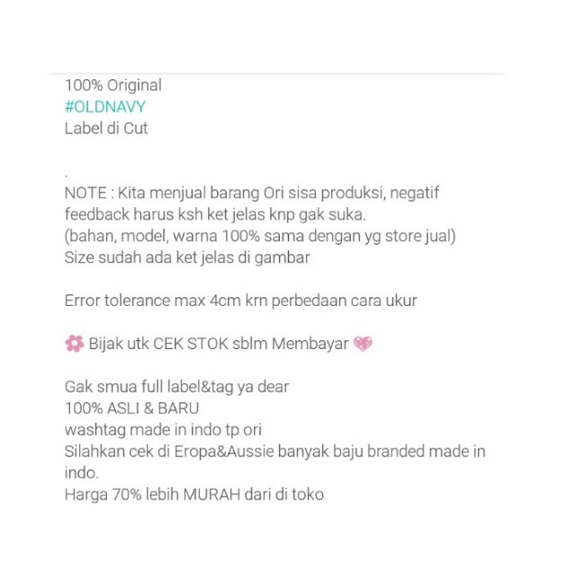 Kemeja Branded Oldnavy Women S Fashion Women S Clothes