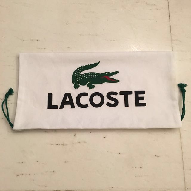 lacoste drawstring bag