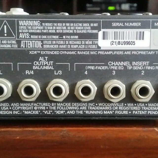 Mackie mixer Made in USA, Hobbies & Toys, Music & Media, Musical