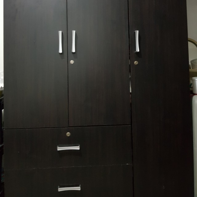 Multi Functional Wooden Cabinet W 3 Doors 2 Drawers Home Furniture Furniture Fixtures Others On Carousell