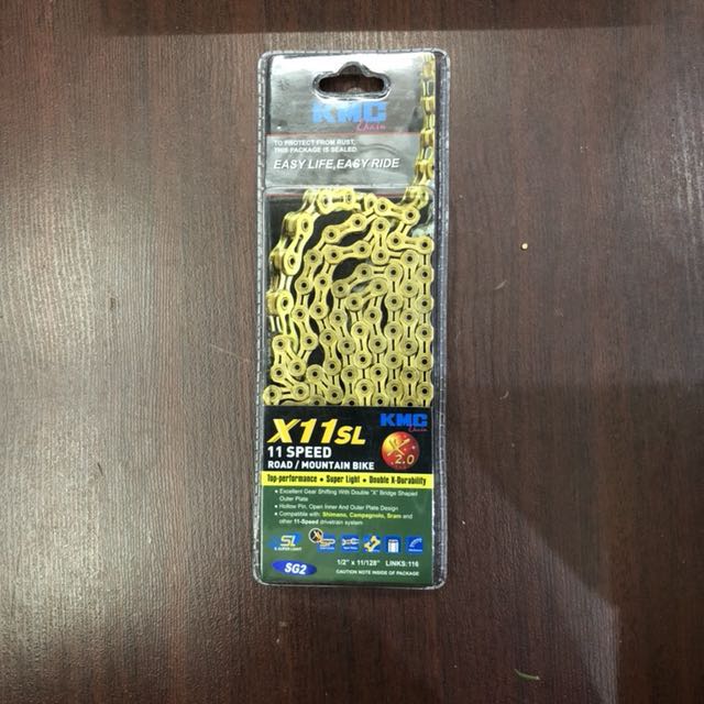 New KMC X11 SL GOLD in original packaging 116 Links Free Postage Sports Equipment Bicycles Parts Bicycles on Carousell