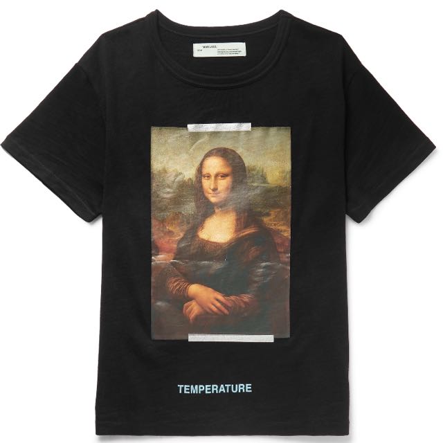 Off White Mona Lisa Printed T Shirt 101 Authentic Men S