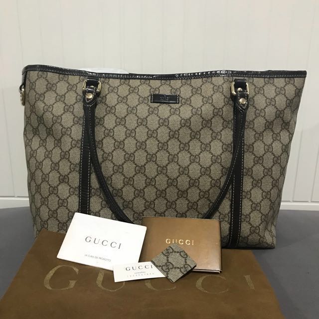 REPRICE Authentic Gucci Waterproof Tote Bag
