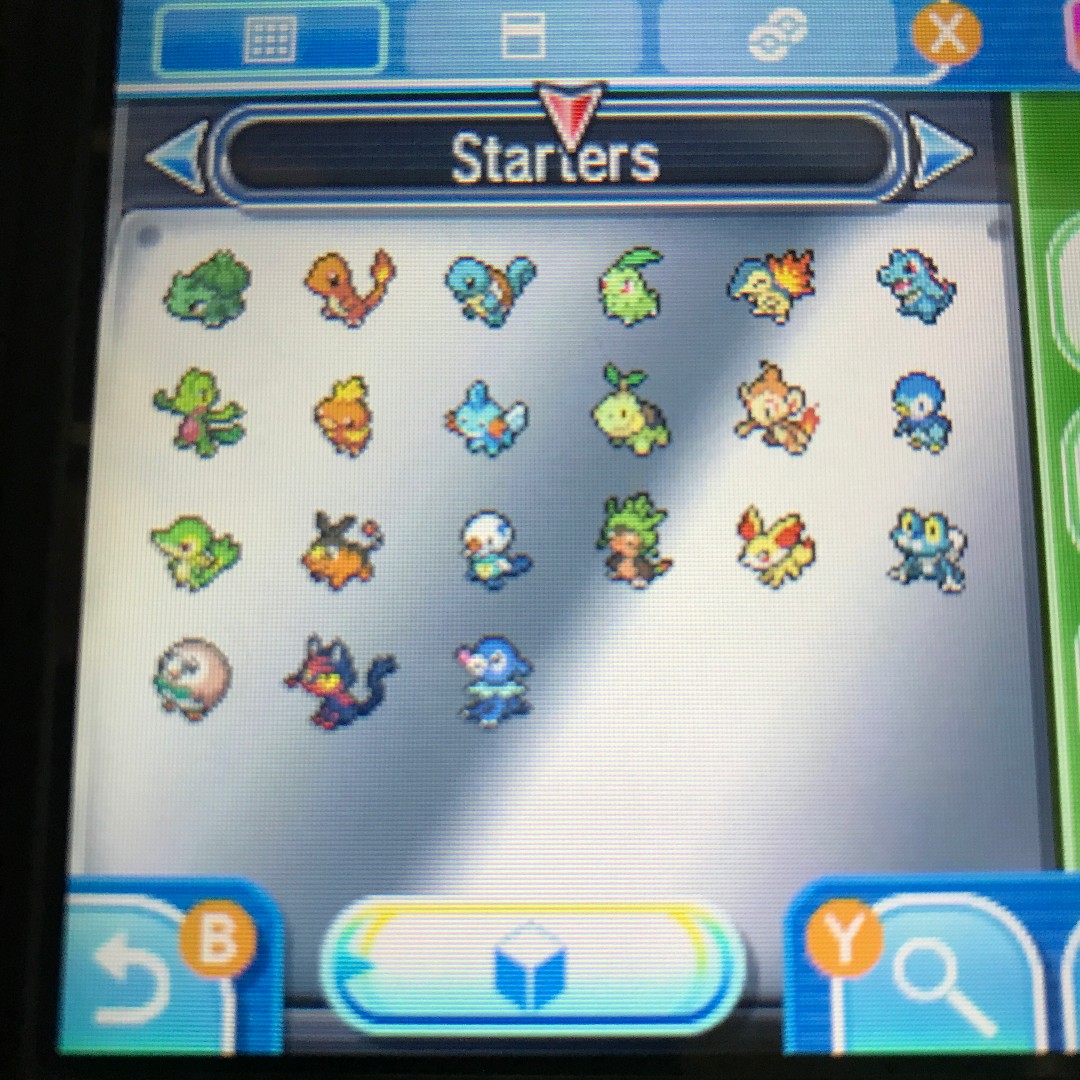 6IV Ultra Square Shiny Hoenn Starters with Hidden Abilities