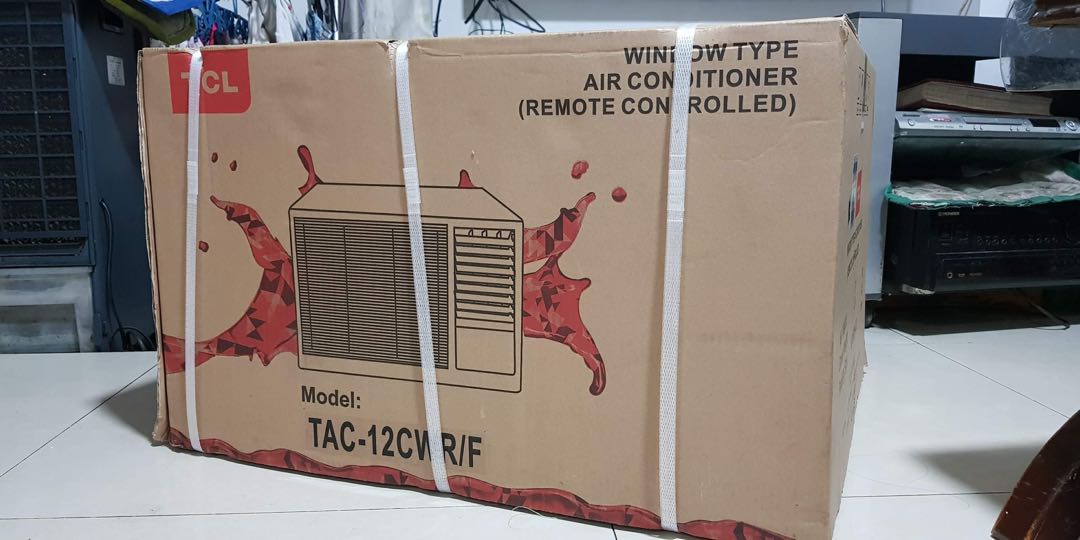 TCL TAC12CWR/F 1.5 HP WINDOW TYPE AIRCONDITIONER, TV & Home Appliances