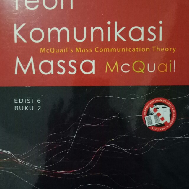 Teori Komunikasi Massa Buku Alat Tulis Buku Pelajaran Di Carousell