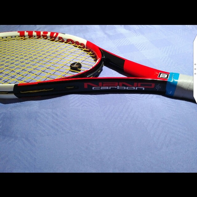 Wilson Nano Carbon Pro Tennis Racket, Sports Equipment, Sports & Games