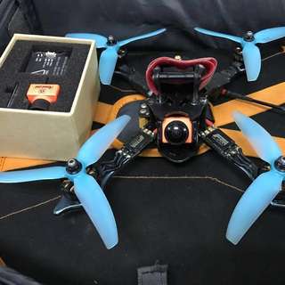 Racing/freestyle Bcrow drone BNF. Freestyle setup.