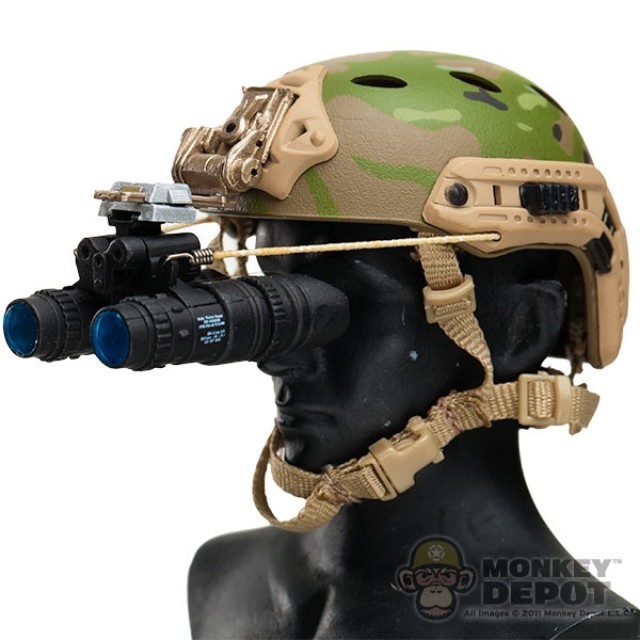 1 6 Scale Fast Ballistic Helmet With Night Vision Goggles Toys