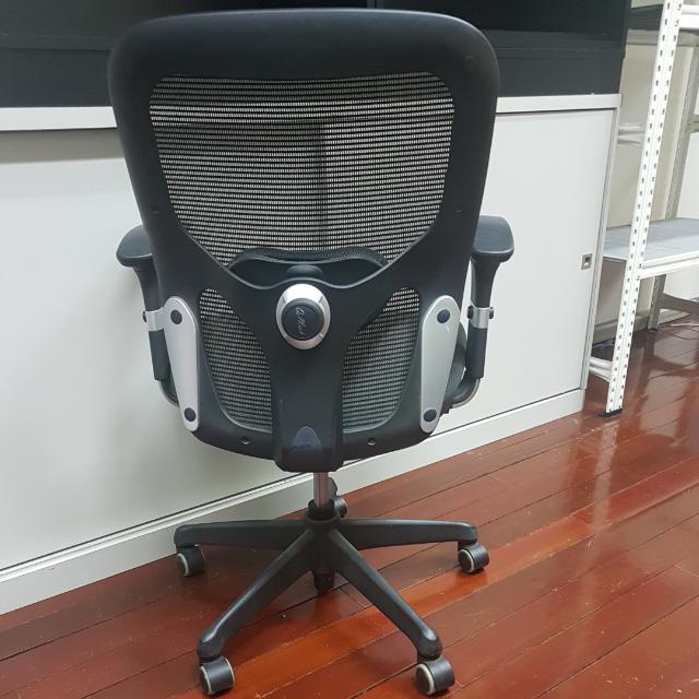 3 Office Chair Q Mesh With Lumbar Back Support 50 Pc Furniture Home Living Furniture Other Home Furniture On Carousell