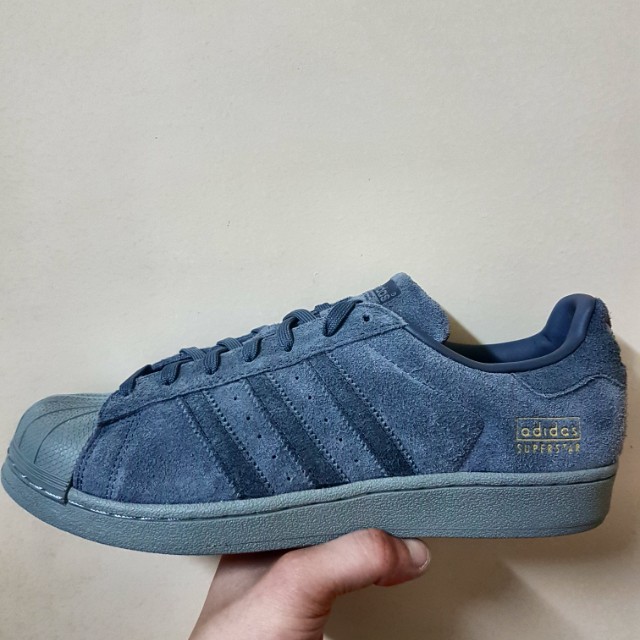 adidas superstar grey suede