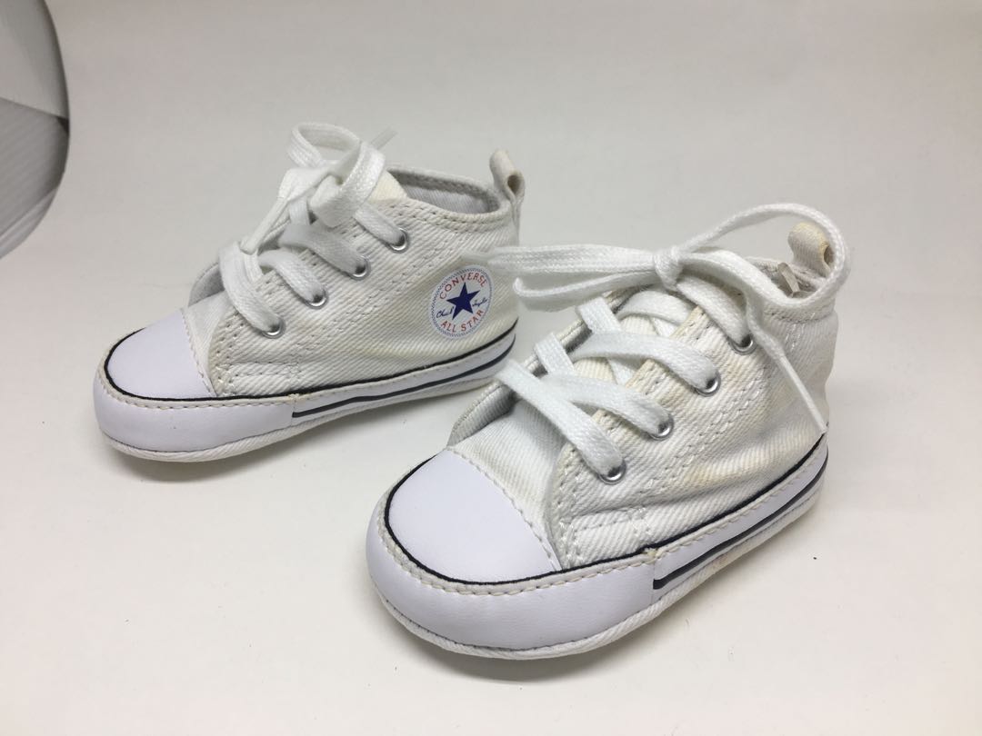 Baby Converse White All Star Sneakers 