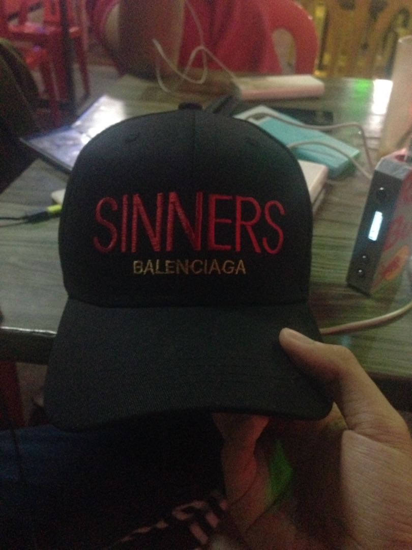Balenciaga sinners cap