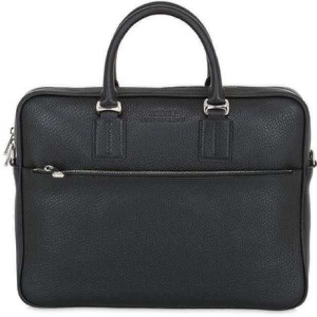 Bally Moret leather business bag - Black, Men's Fashion, Bags & Wallets ...