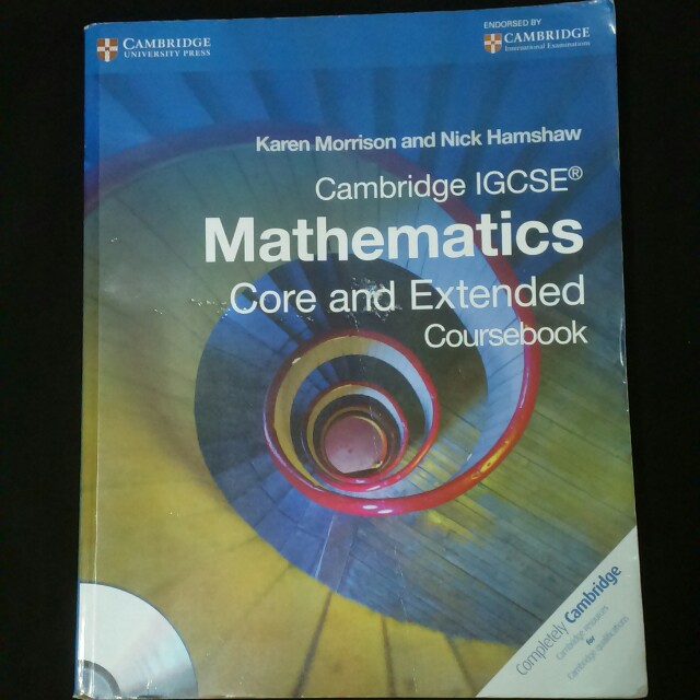 Rayners Core Extended Mathematics for Cambridge IGCSE