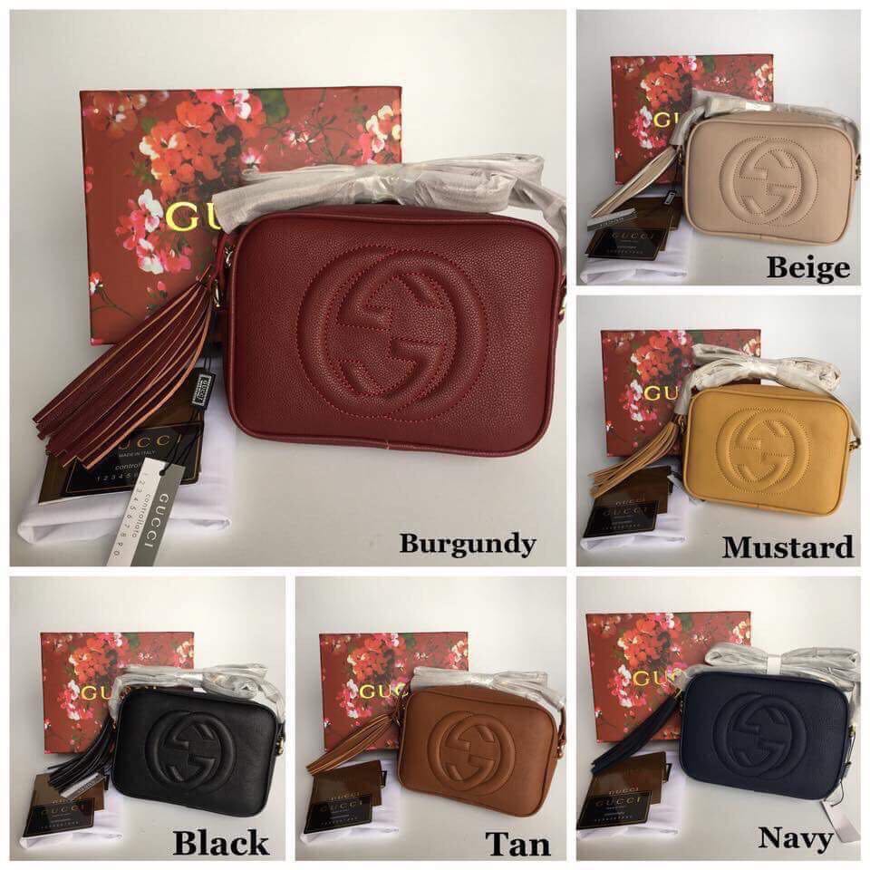 gucci soho disco bag navy