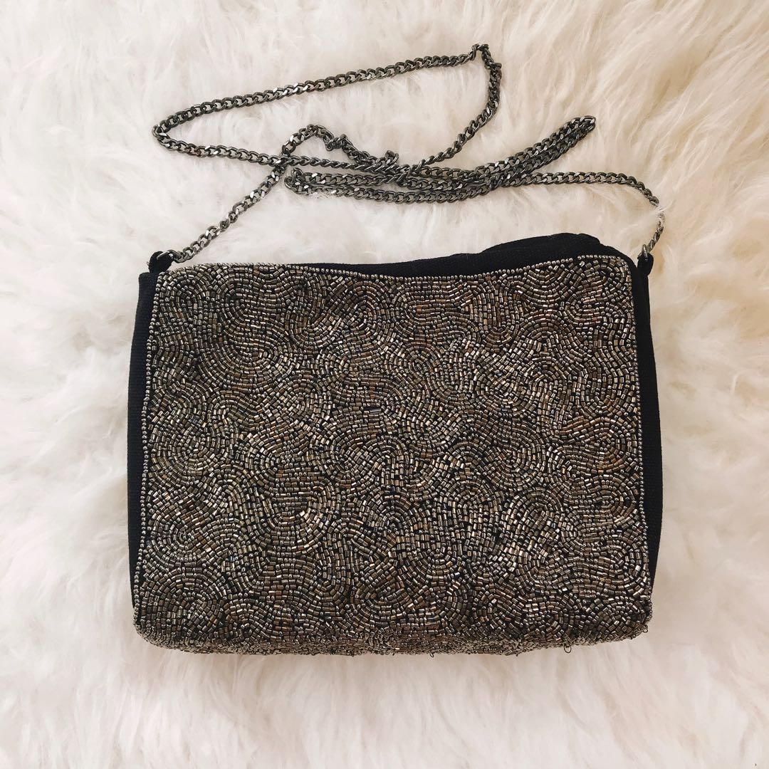 Limited Edition H\u0026M Sequin Sling Bag 