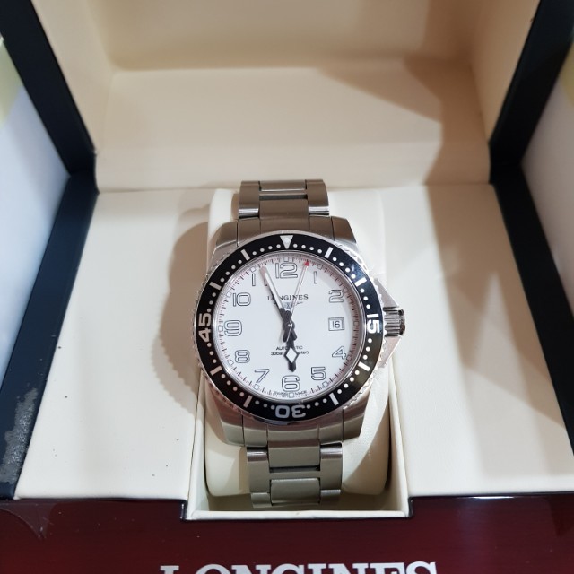 Longines Hydroconquest (white Dial), Men's Fashion, Watches ...