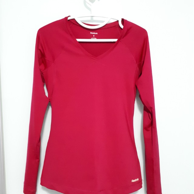 reebok dri fit t shirt pink