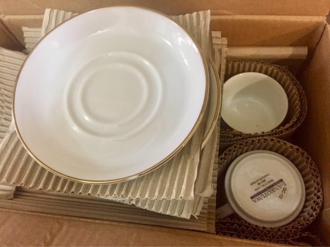 Sri Lanka tea/coffee cups with plates, TV & Home Appliances, Kitchen