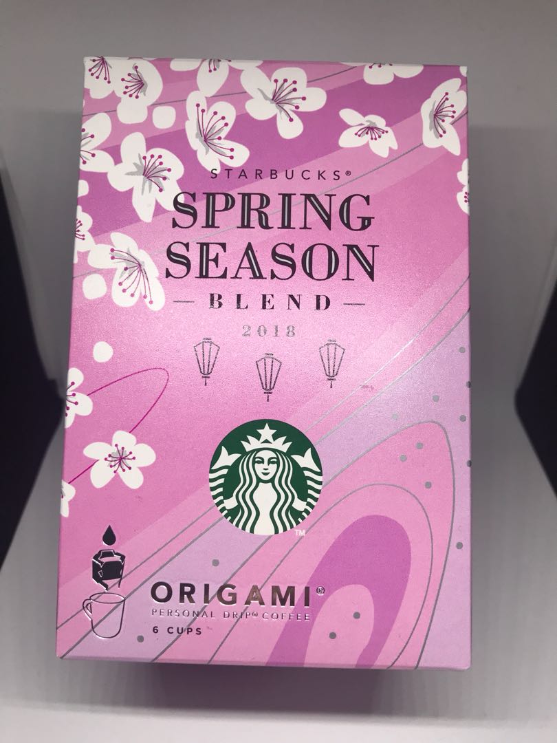 Starbucks spring season blend origami drip coffee japan, Food & Drinks