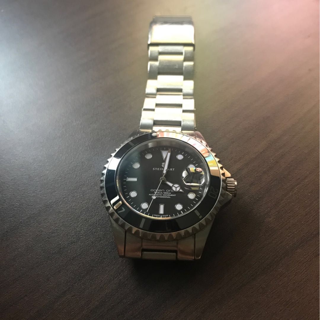 Steinhart ocean 1 black ceramic