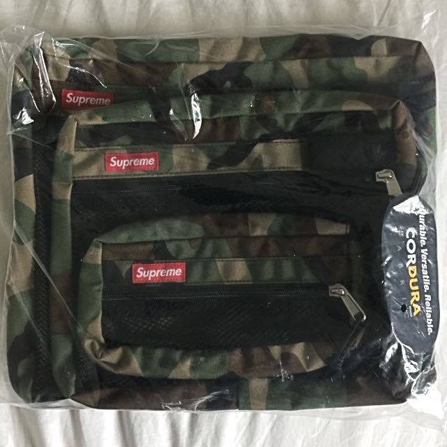 Supreme mesh organizer bags (set of 3), 男裝, 袋, 腰袋、手提袋