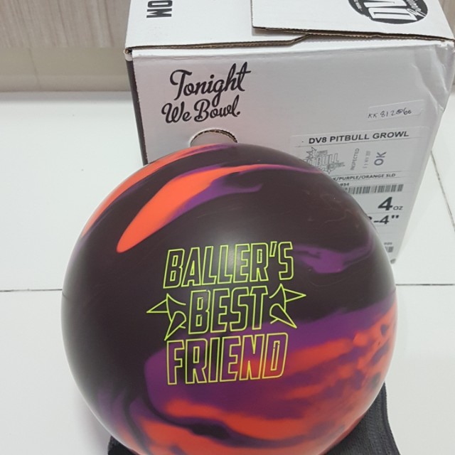 Undrilled 14lbs DV8 Pitbull Growl Bowling Ball