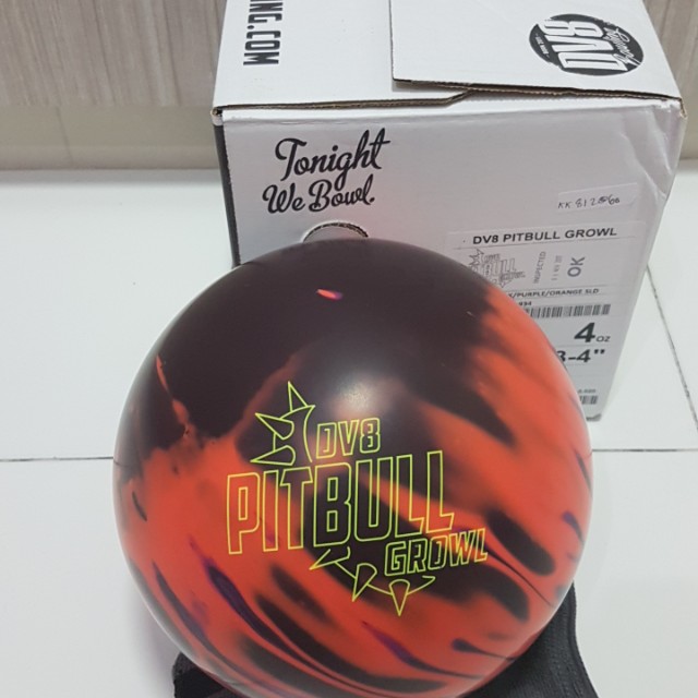 Pitbull growl store bowling ball