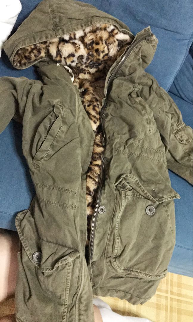 zara trf faux fur jacket