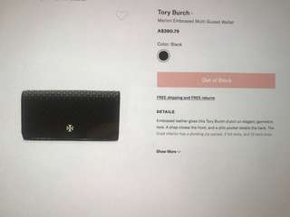 Tory Burch wallet